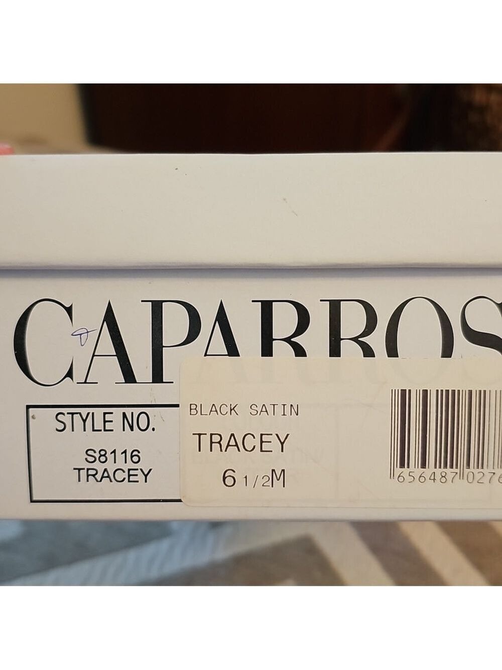 Caparros Satin Platform Peep Toe Heel - Picture 8 of 12